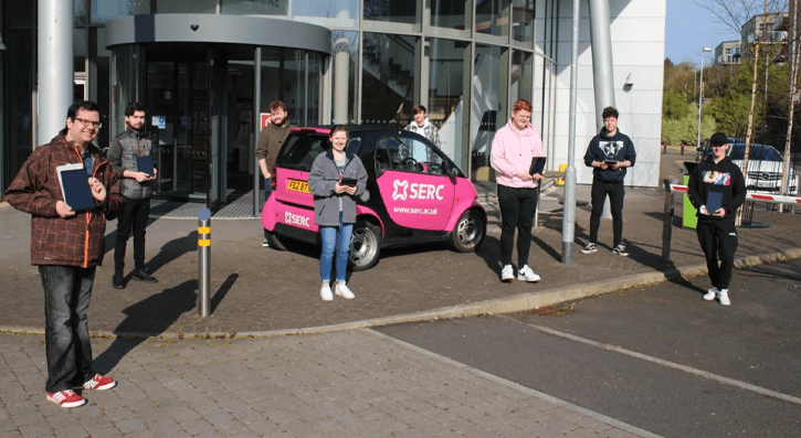 IT students from South Eastern Regional College (SERC) are helping prepare 80 tablets, as part of Lisburn & Castlereagh City Council’s (LCCC) ‘Connecting You’ device scheme. The devices will be distributed to people in the local community who require internet connection during periods of lockdown.